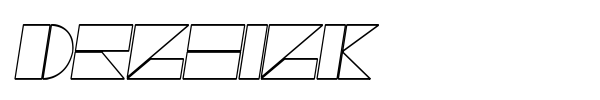 Drebiek font preview
